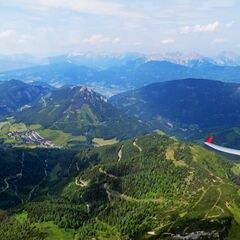 Flugwegposition um 12:44:27: Aufgenommen in der Nähe von Gemeinde Hohentauern, 8785, Österreich in 2359 Meter